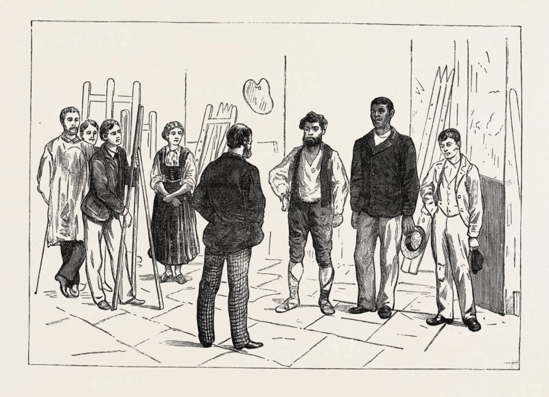 STUDENTS' LIFE IN A CONTINENTAL ART SCHOOL: CHOOSING A MODEL