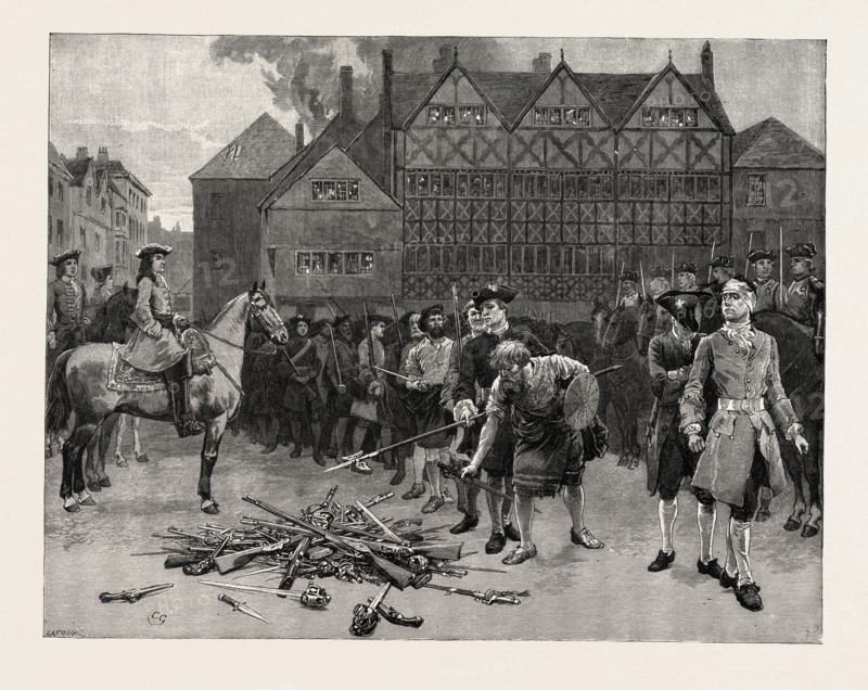 DOROTHY FORSTER: "All being presently drawn up in the market-place, they were told to lay down their arms."