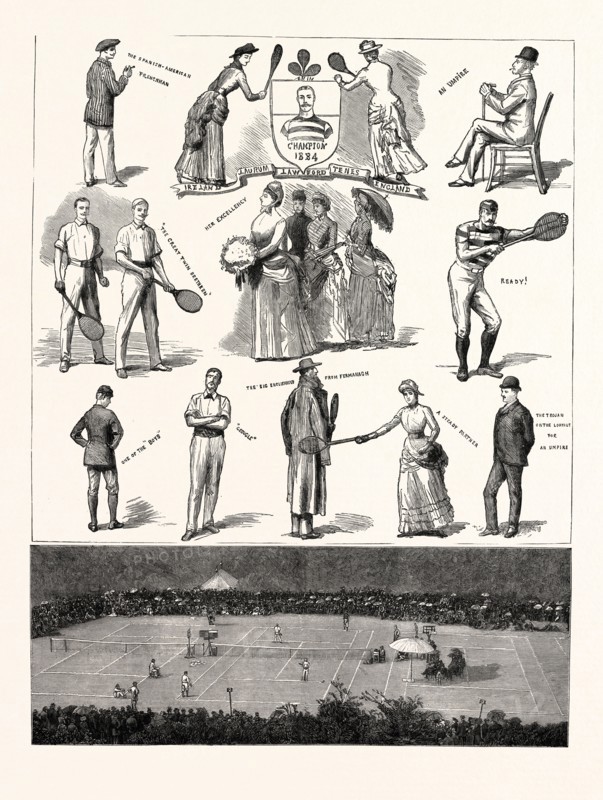 NOTES AT THE LAWN-TENNIS MEETING FOR THE CHAMPIONSHIP OF IRELAND AT DUBLIN