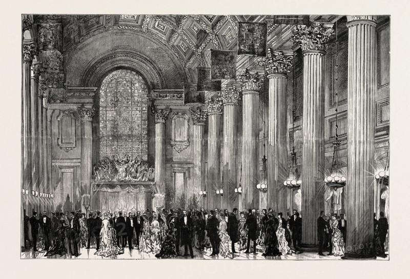 THE EGYPTIAN HALL, MANSION HOUSE, LONDON, UK