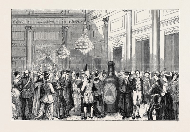 THE DUCHESS OF EDINBURGH AT MALTA: FANCY BALL AT THE GOVERNOR'S PALACE, VALETTA
