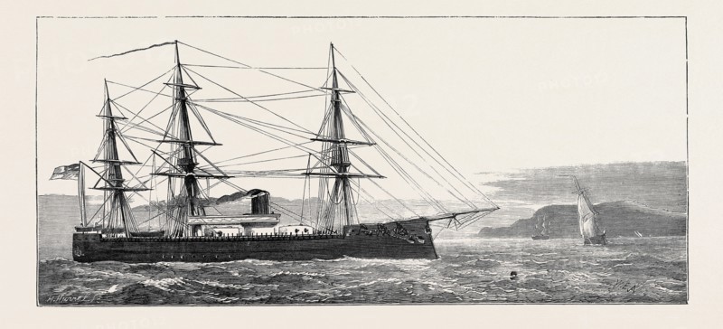 THE IMPERIAL GERMAN IRONCLAD "PREUSSEN"