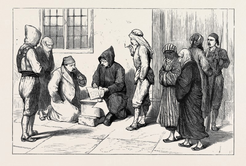 THE EASTERN QUESTION: PETITION WRITING BEFORE THE SERASKERIAT OR WAR OFFICE, CONSTANTINOPLE