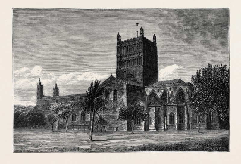 THE RESTORATION OF TEWKESBURY ABBEY: EXTERIOR OF THE ABBEY