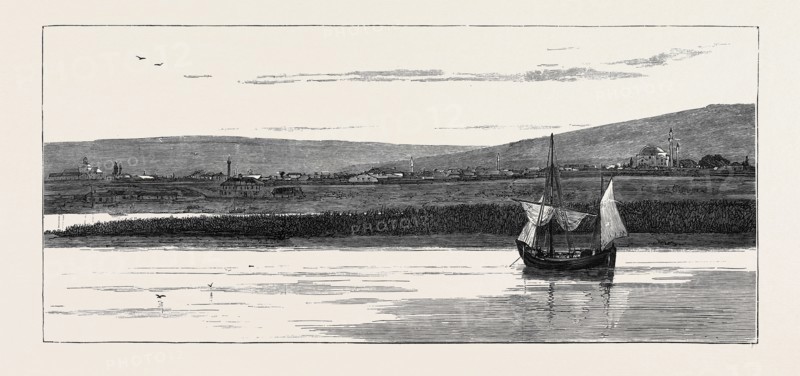 THE IMPENDING WAR, SILISTRIA, ON THE DANUBE, WHERE THE RUSSIANS WERE REPULSED IN 1854