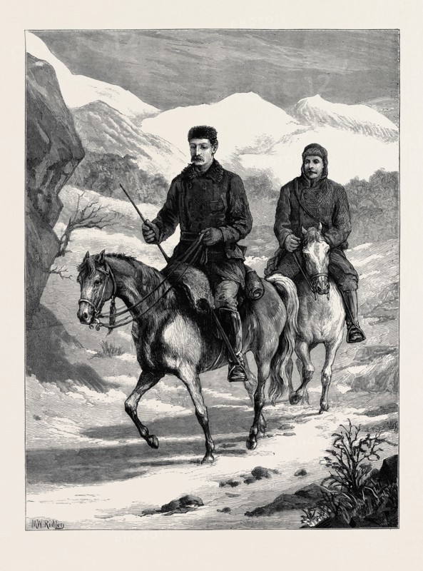 CAPTAIN FREDERICK BURNABY, ROYAL HORSE GUARDS, AUTHOR OF "A RIDE TO KHIVA"