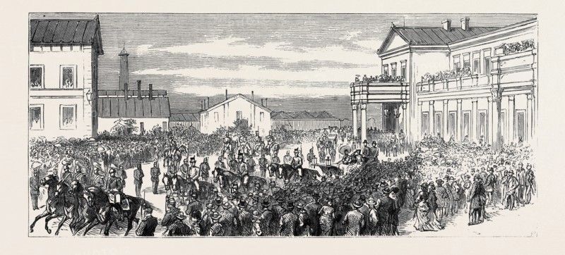 THE WAR IN THE EAST, ARRIVAL AT BUCHAREST OF THE GRAND DUKE NICHOLAS, COMMANDER-IN-CHIEF OF THE RUSSIAN FORCES