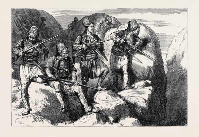 THE WAR IN THE EAST: WITH THE TURKS: BASHI-BAZOUKS IN AMBUSH