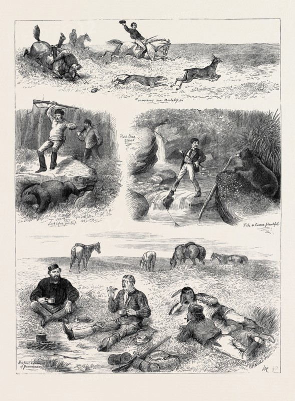 LIFE IN MANITOBA, BRITISH NORTH AMERICA