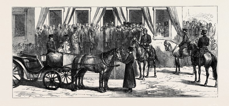 THE WAR IN THE EAST: ARRIVAL OF THE CZAR AT PLOJESTI, THE RUSSIAN HEADQUARTERS