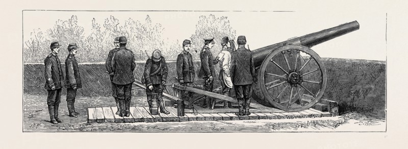 THE WAR IN THE EAST: RUSSIAN BATTERY ON THE HEIGHTS OF IBRAILA