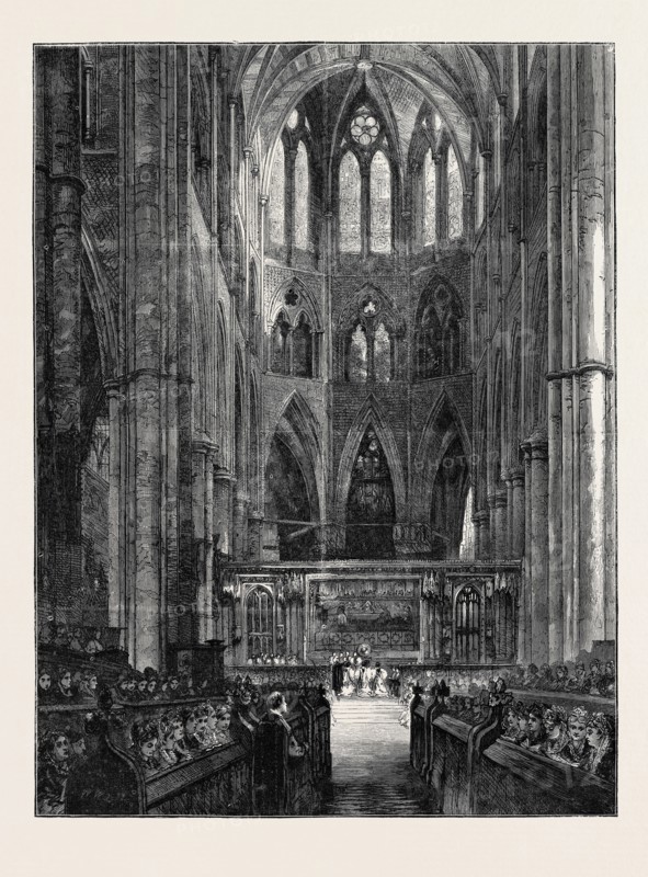 WESTMINSTER ABBEY, LONDON, 1870