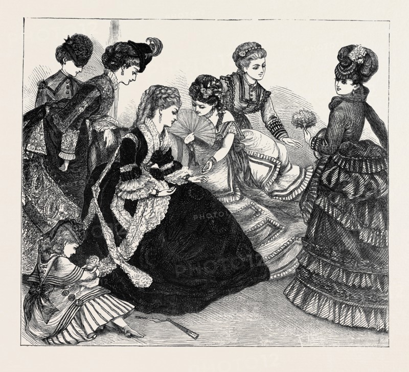 PARIS FASHIONS, 1870