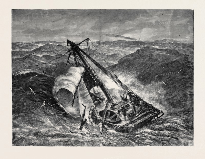 A GALE IN THE NORTH SEA, 1870