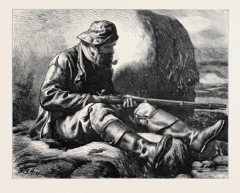 DUCK SHOOTING IN THE NORTH, 1870