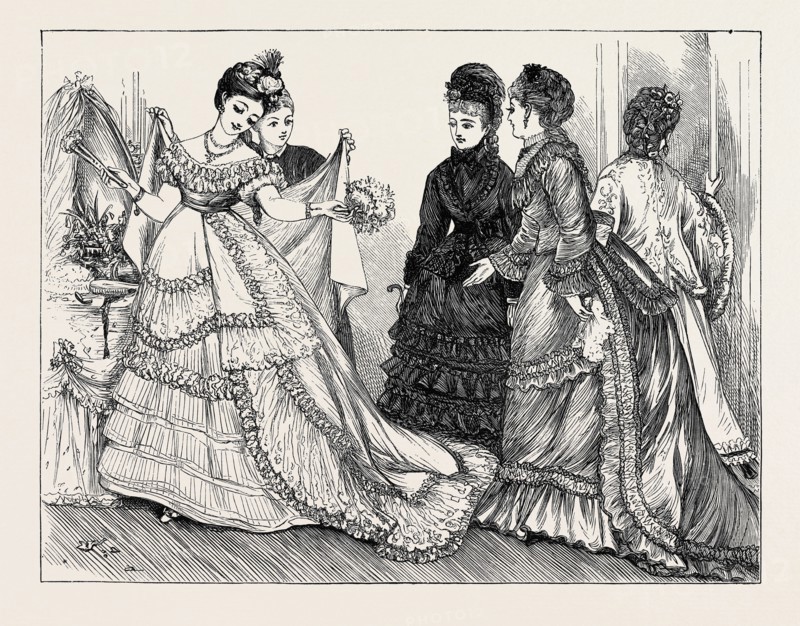 PARIS FASHIONS, 1870