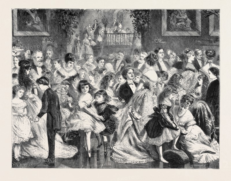 A JUVENILE BALL, 1870
