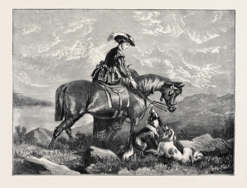 THE FAVOURITES, FROM A PAINTING BY FREDERICK TAYLER, 1870