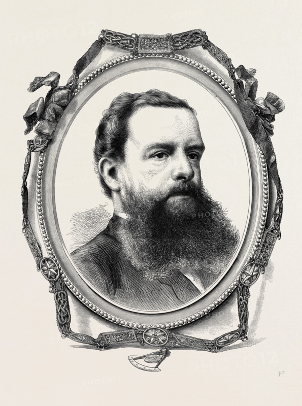 THE RIGHT HONOURABLE THE EARL DE GREY AND RIPON, K.G., MOST WORSHIPFUL GRAND MASTER OF MASONS, 1870