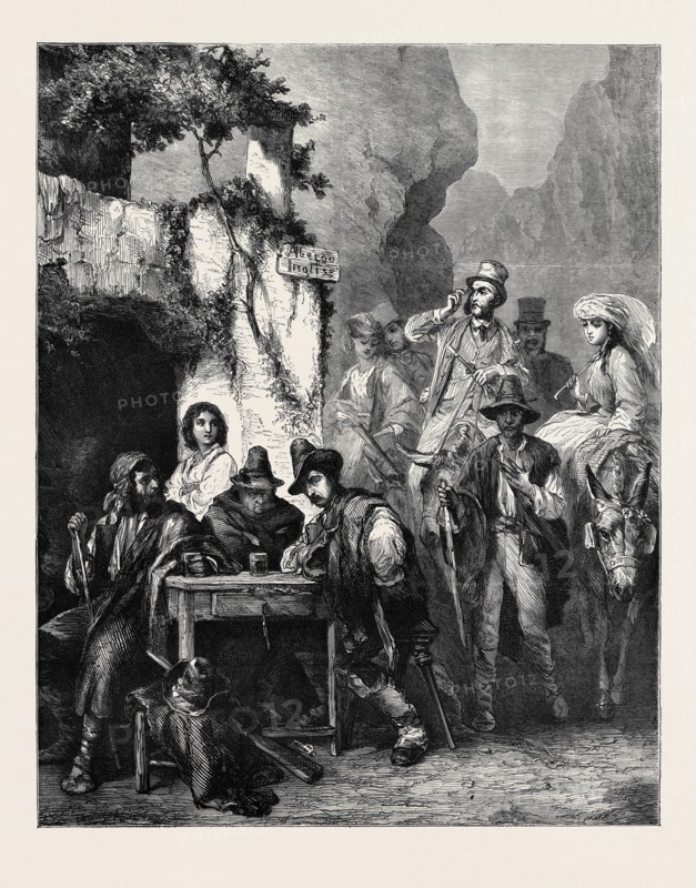 TRAVELLERS AND BRIGANDS, 1870
