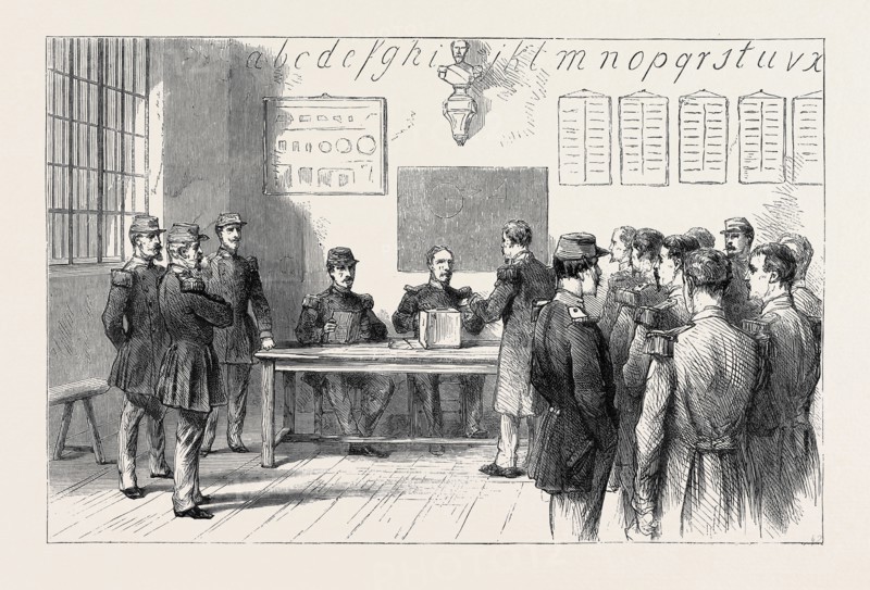 THE PLEBISCITUM. SOLDIERS VOTING, 1870