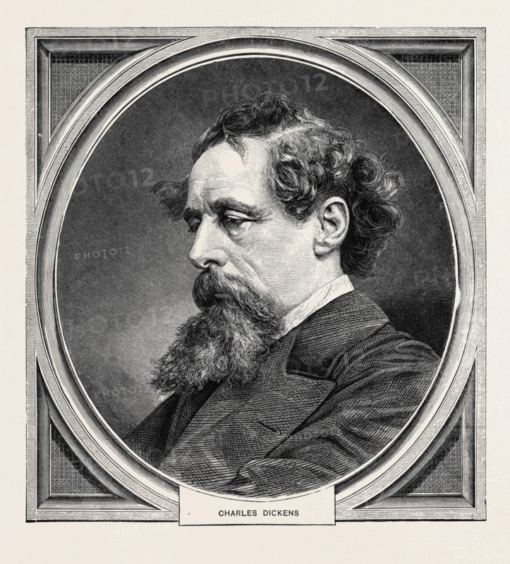 CHARLES DICKENS, BORN AT PORTSMOUTH, 7 FEBRUARY, 1812; DIED AT GAD'S HILL, KENT, 9 JUNE, 1870