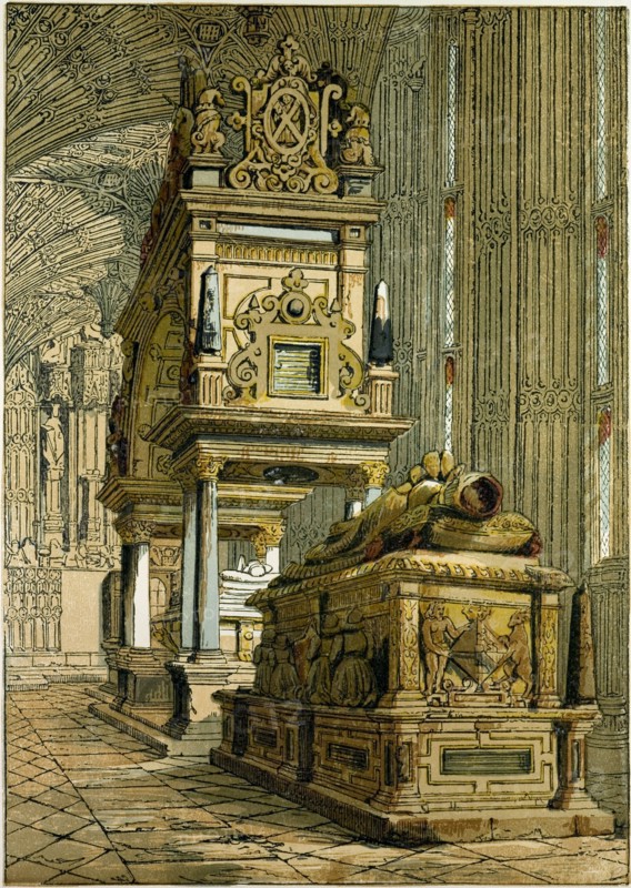 TOMB OF MARY, QUEEN OF SCOTS: WESTMINSTER ABBEY, UK
