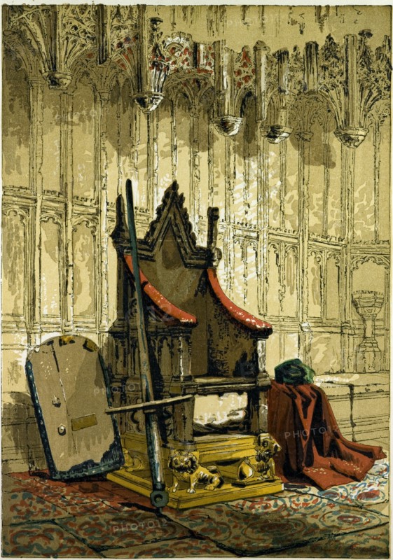 THE CORONATION CHAIR, UK