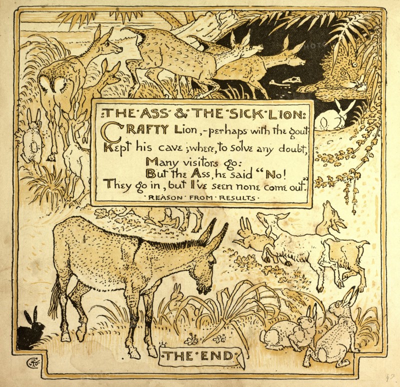 THE ASS AND THE SICK LION