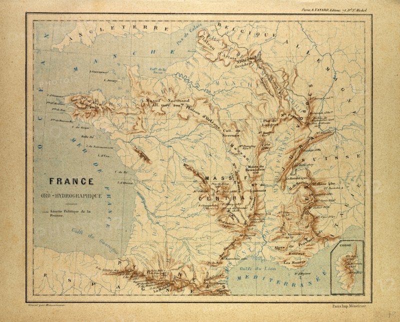MAP OF FRANCE