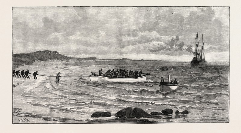 LANDING THE ANGLO-FRENCH TELEPHONE CABLE AT SANGATTE