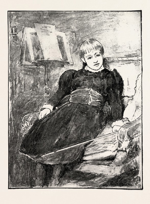 SKETCHES OF PICTURES IN THE EXHIBITION OF THE ROYAL INSTITUTE OF PAINTERS IN WATER COLOURS: MISS MARJORIE SIR J.D. LINTON, P.R.I.
