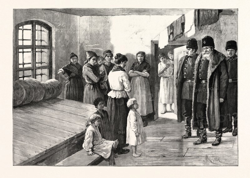 PRISON LIFE IN SIBERIA: THE GOVERNOR VISITING THE WOMEN'S PRISON AT YENISEISK