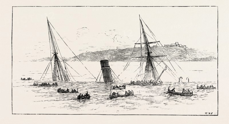 WRECK OF THE UTOPIA, GIBRALTAR