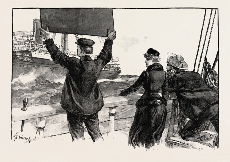 Have they read the message, do you think, Mr. Jones? DRAWN BY W. H. OVEREND.