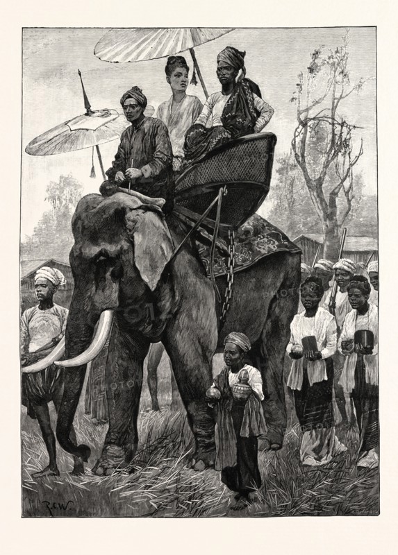 A BURMESE PRINCE ON A VISIT OF STATE