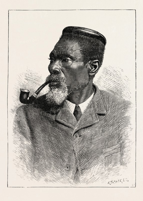 EMISSARY IN LONDON FROM THE AFRICAN KING GUNGUNHANA: HULUNMATO, SOMETIMES CALLED HULUHULU.