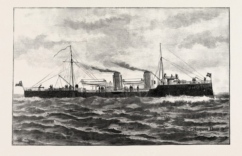 THE CHILIAN TORPEDO CRUISER ALMIRANTE LYNCH.