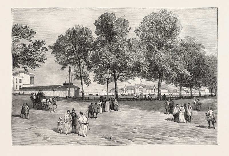 ENTRANCE TO THE AGRICULTURAL SHOW, FROM THE LONDON ROAD, DONCASTER