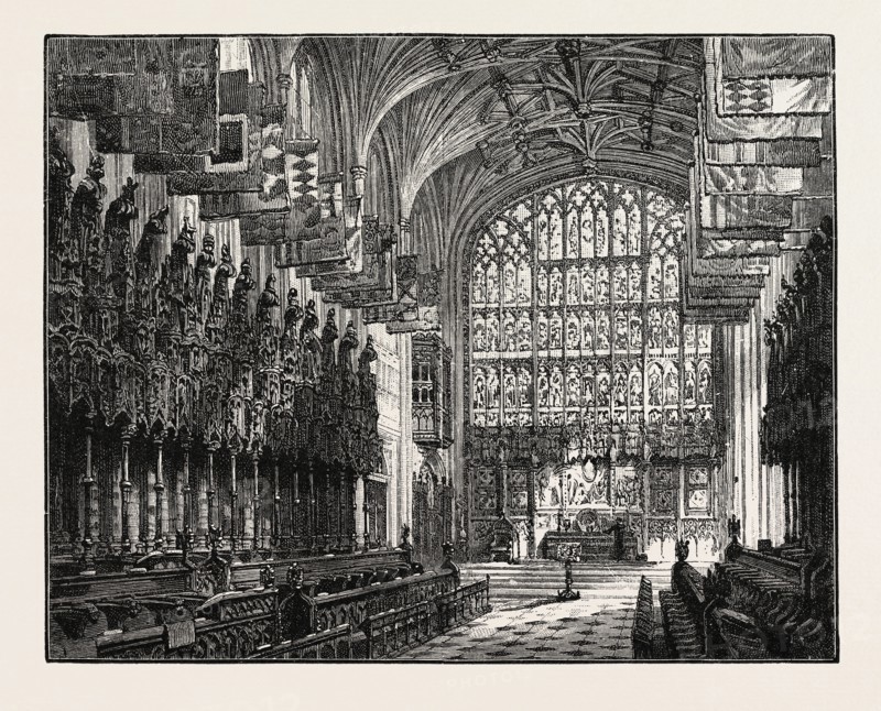 THE CHOIR, ST. GEORGE'S CHAPEL, WINDSOR, UK