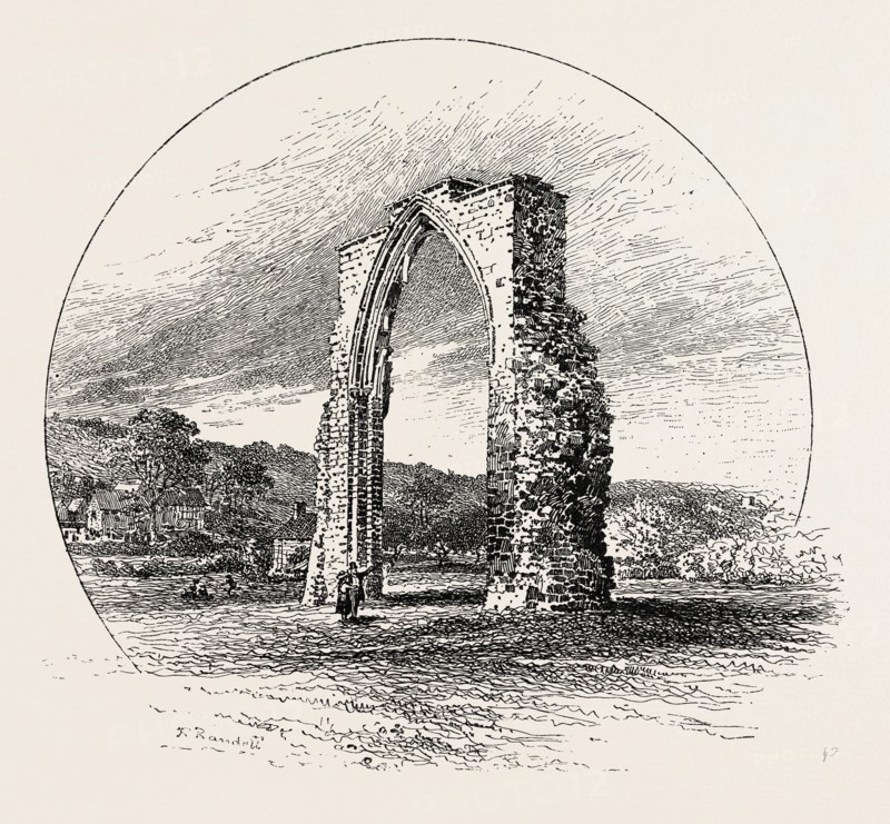 CHANCEL ARCH OF THE OLD ABBEY, DEEPDALE