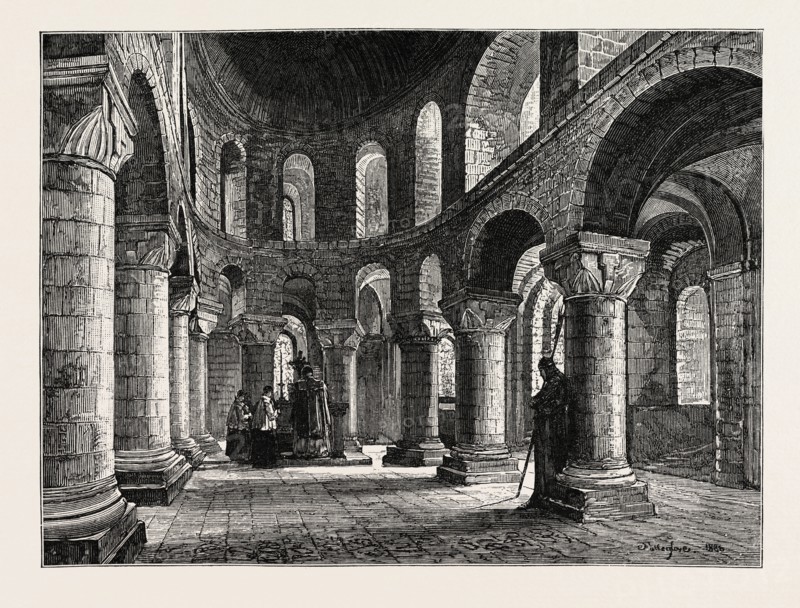 THE INTERIOR OF ST. JOHN'S, CIRENCESTER, UK