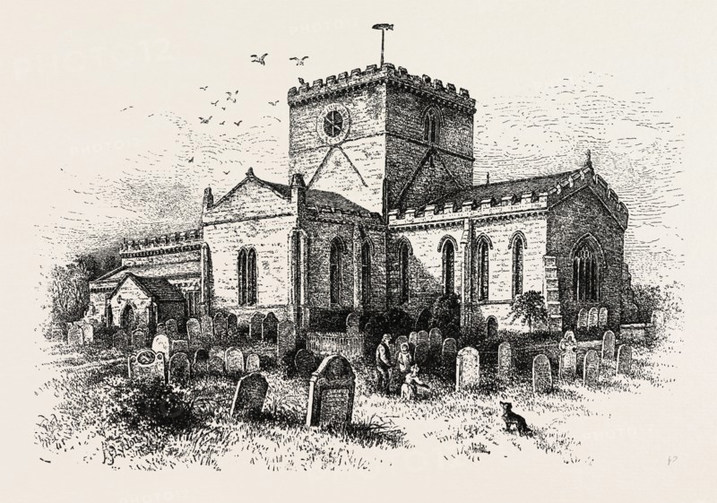 FILEY CHURCH, FROM THE SOUTH EAST