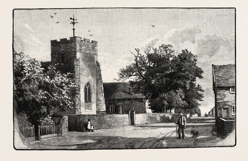 ST. MARY'S AND ST. MARTIN'S, TRIMLEY, LOOKING SOUTH