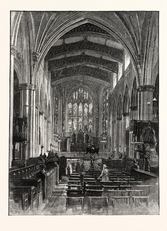 LEEDS: THE NAVE, LOOKING EAST, UK