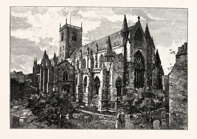 SELBY ABBEY, FROM THE SOUTH EAST