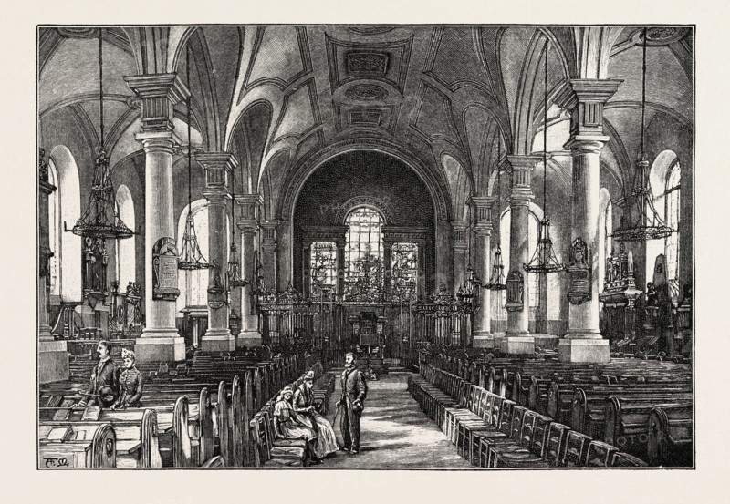 DERBY: ALL SAINTS' CHURCH, THE INTERIOR