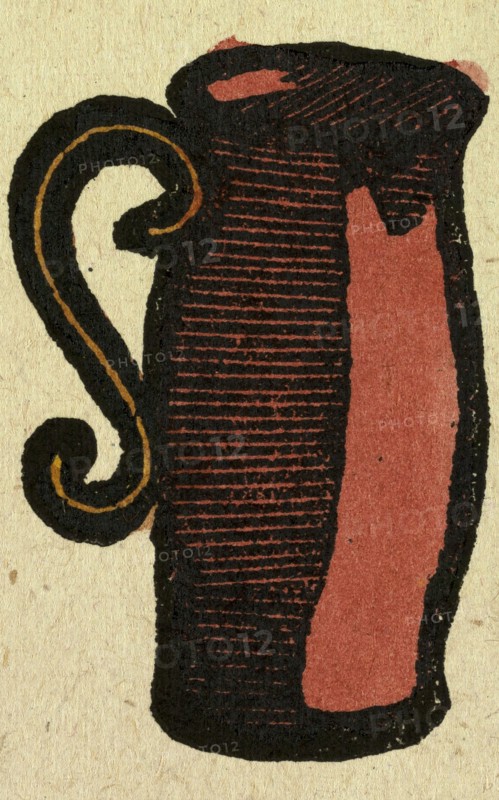 illustration of English tales, folk tales, and ballads. A tankard