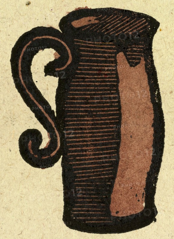 illustration of English tales, folk tales, and ballads. A tankard