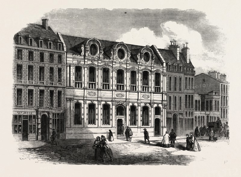 THE NEW FAÃáADE OF THE SCHOOL OF FINE ARTS, PARIS, FRANCE